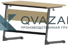 Стол ученический двухместный Перикл регулируемый по высоте №3-№5, №5-№7
